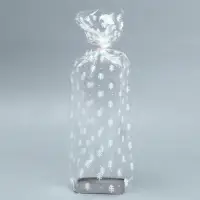 Пакет подарочный новогодний с жёстким дном «Ёлочки», 6 х 8 х 30 см Пакет подарочный новогодний с жёстким дном «Ёлочки», 6 х 8 х 30 см