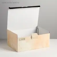 Коробка‒пенал, упаковка подарочная, «Ботичелли», 26 х 19 х 10 см