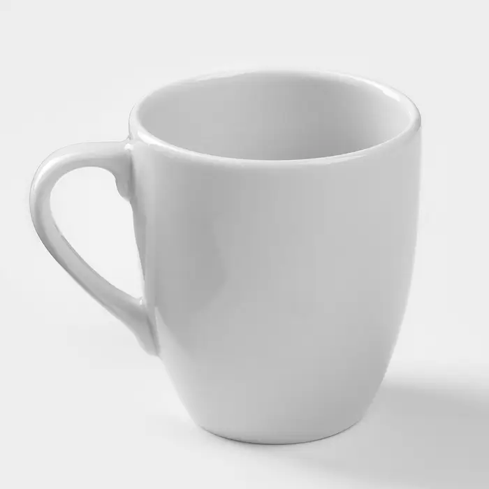 Кружка Добрушский завод &laquo;Бельё&raquo;, 200 мл, фарфор, белая