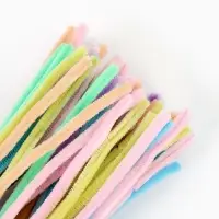 Синельная проволока, набор 100 шт, размер 1 шт 30х0,8 см  7 цветов в наборе