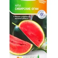 Семена Арбуз &laquo;Сибирские огни&raquo;, 10 шт., &laquo;Агрос&raquo;