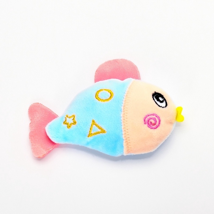 Игрушка для кошек с кошачьей мятой  Игрушка для кошек с кошачьей мятой "Рыба", 8,7 см