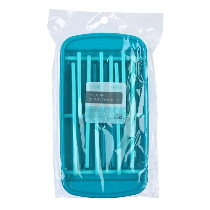 Сушилка для детских бутылочек, цвет бирюзовый Сушилка для детских бутылочек, цвет бирюзовый