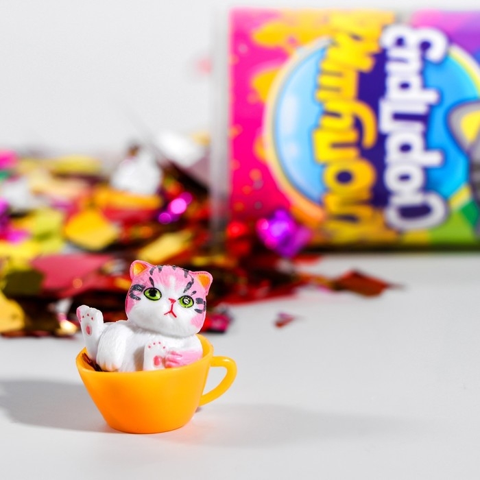 Хлопушка с игрушкой &laquo;Хлопушка-сюрприз&raquo;, котята МИКС