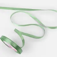 Лента атласная, 10 мм, 23±1 м, фисташковая №65