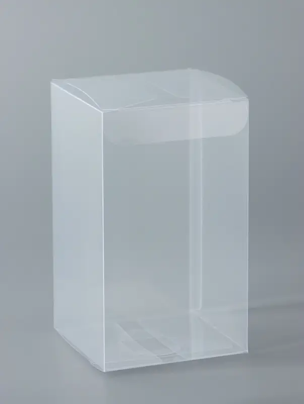 Складная прозрачная коробка из PVC, для упаковки подарков, 7&times;7&times;12 см