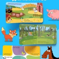 Магнитная книжка &laquo;Весёлые зверята&raquo; &laquo;Синий трактор&raquo;