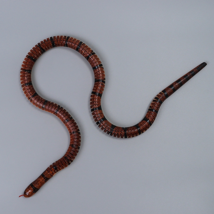 Деревянная игрушка «Змея», 100 × 2 × 2 см