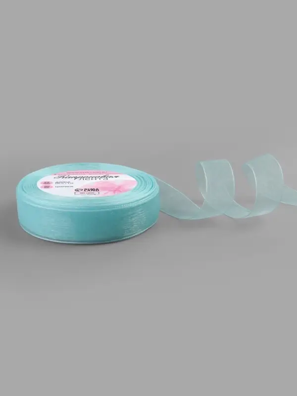 Лента капроновая, 20 мм, 20&plusmn;1 м, светло-голубая №148