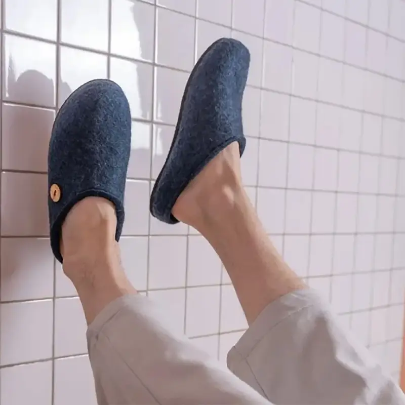 Домашние валенки Step, темно-синие (индиго), размер 38