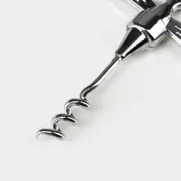 Набор для вина Доляна &laquo;Сердца&raquo;, 2 предмета: штопор, пробка фигурная, нержавеющая сталь