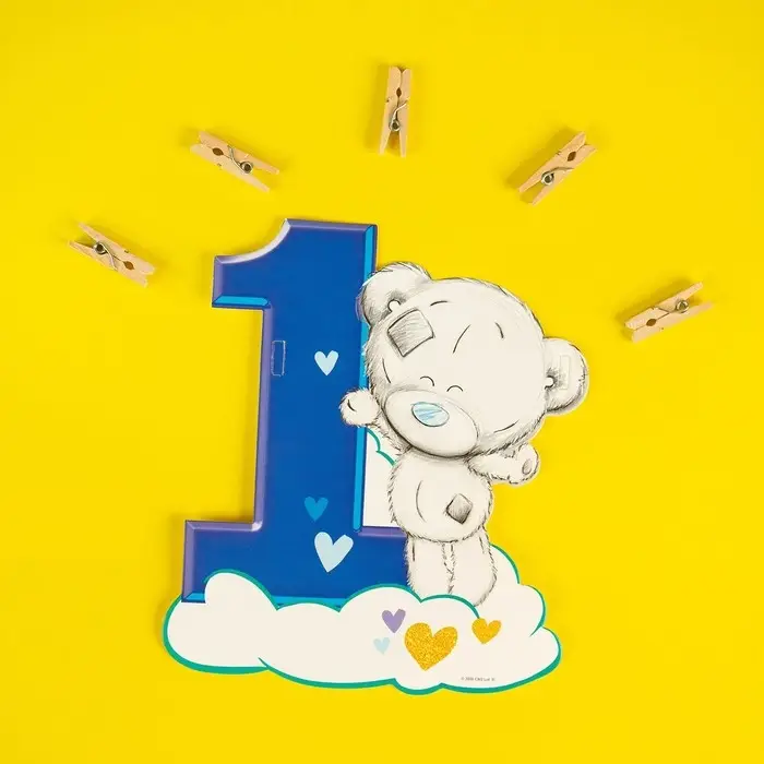 Гирлянда на ленте «Мне 1 год» с местом под фото, 15×16 см Me to You Гирлянда на ленте «Мне 1 год» с местом под фото, 15×16 см Me to You