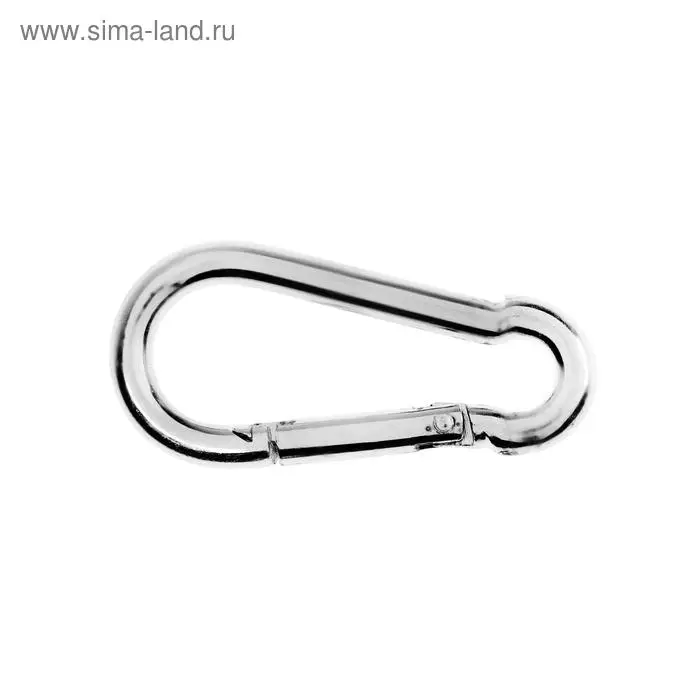 Карабин ТУНДРА krep, DIN5299С, 8×80 мм, оцинкованный, 1 шт. Карабин ТУНДРА krep, DIN5299С, 8×80 мм, оцинкованный, 1 шт.