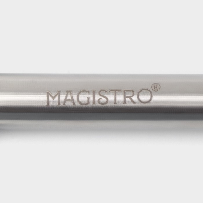 Овощечистка Magistro Solid, нержавеющая сталь, цвет хромированный Овощечистка Magistro Solid, нержавеющая сталь, цвет хромированный