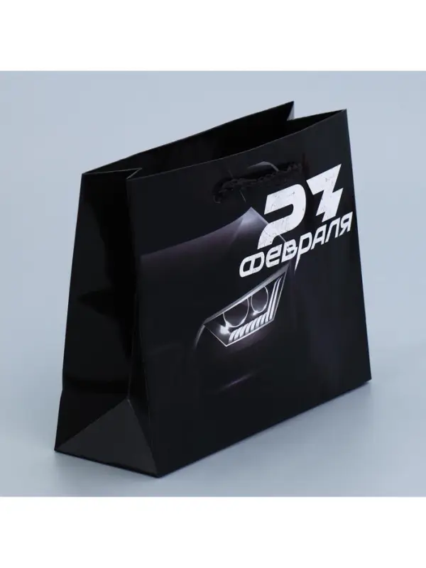 Пакет подарочный ламинированный, упаковка, &laquo;С 23 февраля&raquo;, S 12&times;15&times;5.5 см