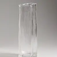 Ваза стекло настольная "Энико" 25х9 см, прозрачный