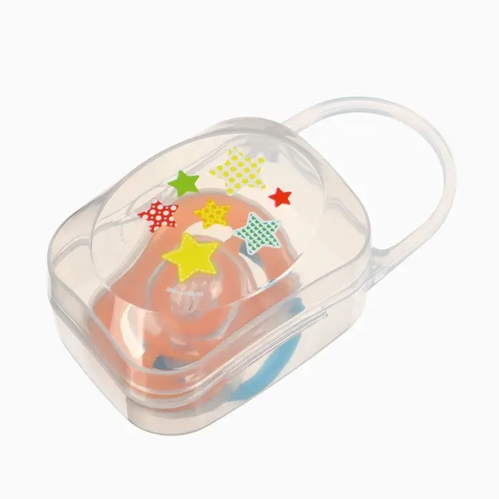 Соска - пустышка анатомическая &laquo;Для мальчика&raquo; +6 мес., 2 шт. + контейнер