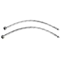 Смеситель для кухни ZEIN Z2103, двухвентильный, силиконовый излив, белый/хром