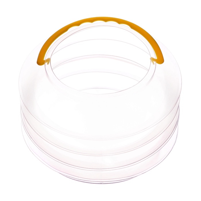 Стакан для кистей складной d=8,5 см, с губкой, прозрачный с ручкой Стакан для кистей складной d=8,5 см, с губкой, прозрачный с ручкой