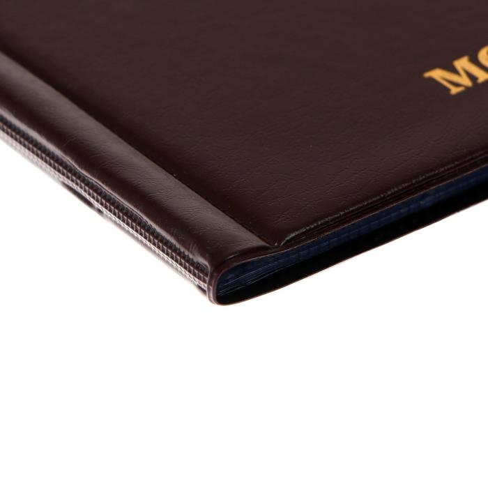 Альбом для монет 125 х 185 мм Calligrata, на 240 монет, ячейка 35 х 35 мм, 16 листов, обложка ПВХ, коричневый Альбом для монет 125 х 185 мм Calligrata, на 240 монет, ячейка 35 х 35 мм, 16 листов, обложка ПВХ, коричневый