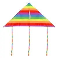 Воздушный змей &laquo;Цветные полоски&raquo;, с леской