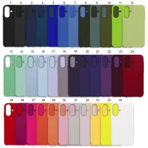 Чехол для iPhone 16 Plus Silicone Сase APL WS (с лого)