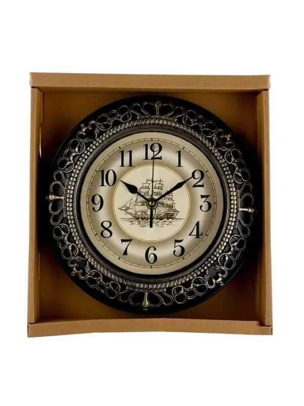 Часы настенные интерьерные &laquo;Фрегат&raquo;, d=25 см, плавный ход