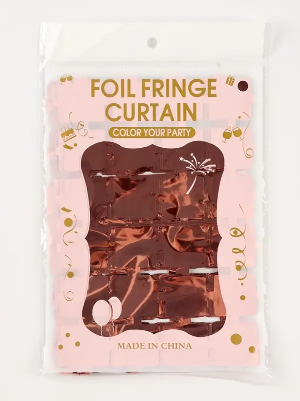 Занавес для фотозоны «Квадраты» цвет розовый 1*2 м