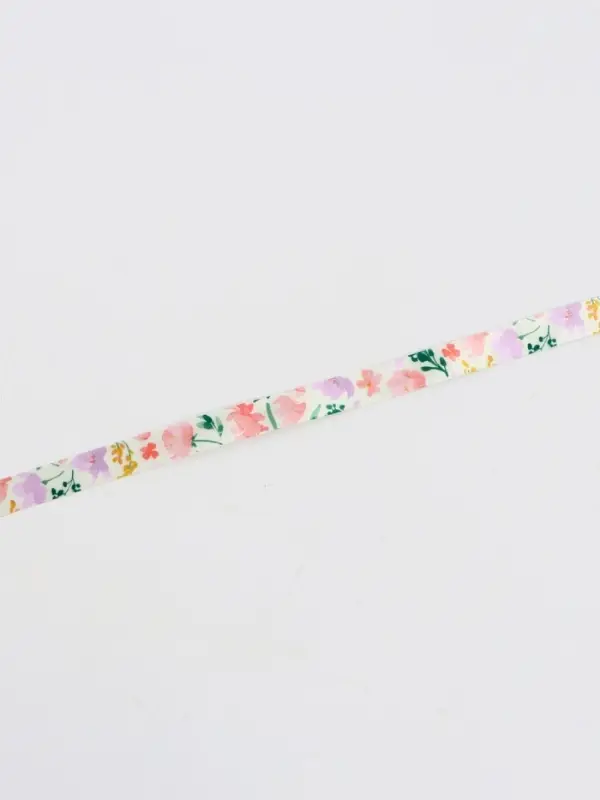 Лента атласная &laquo;Нежные пионы&raquo;, 1.5&times;22.5 (&plusmn; 1) м, разноцветная