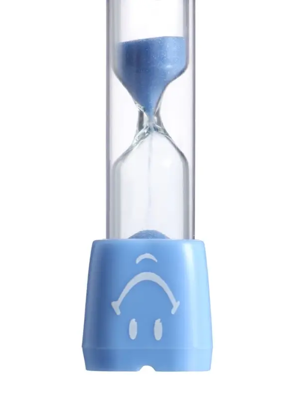 Часы песочные &laquo;Смайл&raquo; на 3 минуты, 9&times;2.3 см, голубые