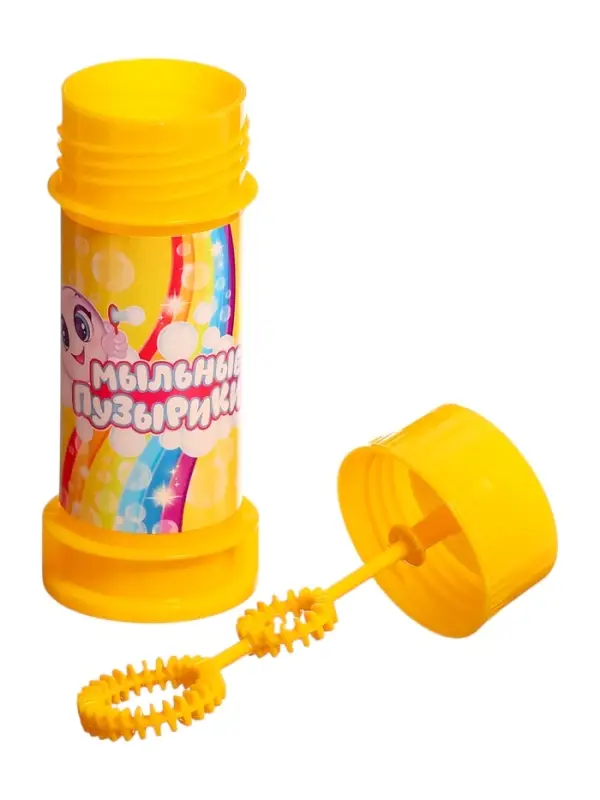 Мыльные пузыри, 35 мл, цвет МИКС