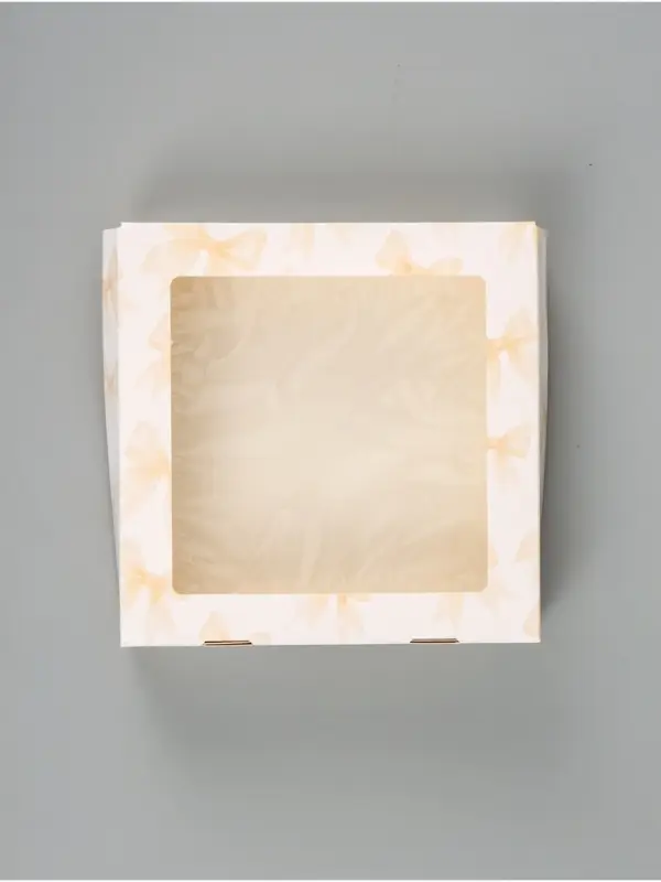 Коробка подарочная складная &laquo;От всей души&raquo;, 20&times;20&times;4 см, с окном