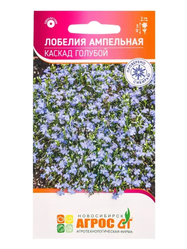 Семена Лобелия Ампельная Каскад Голубой 0,05 г Семена Лобелия Ампельная Каскад Голубой 0,05 г