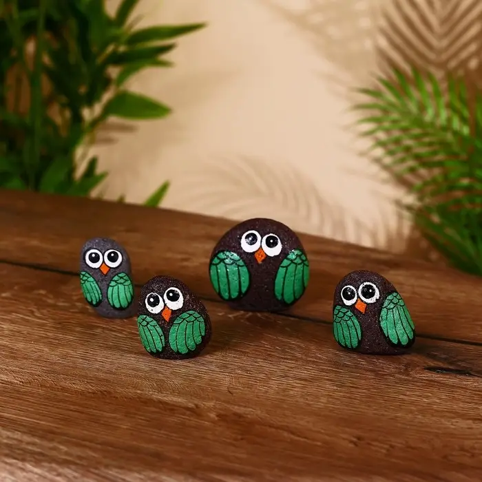 Сувенир "Совёнок" камень 4х3х5 см, МИКС