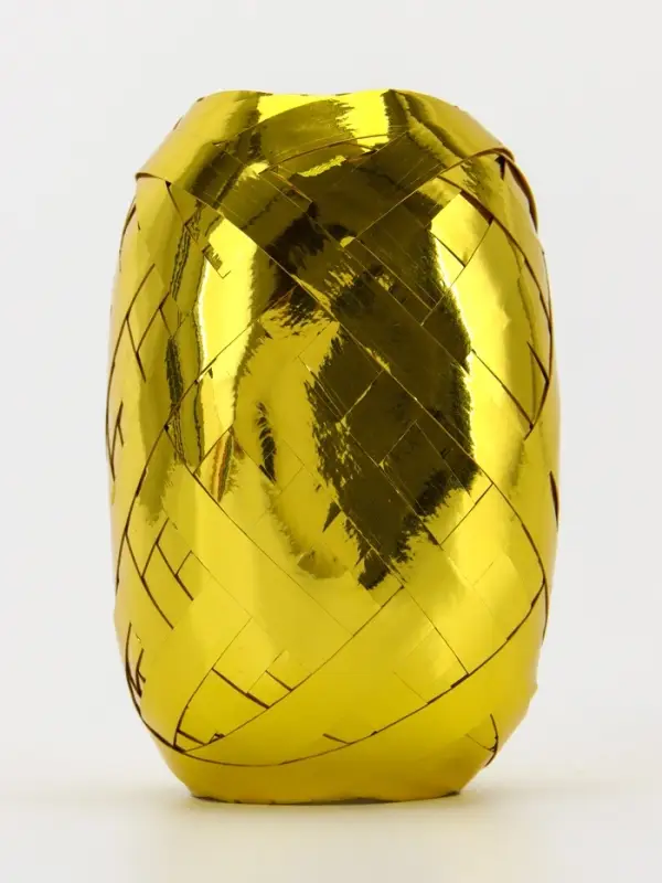 Лента упаковочная металлизированная, ассорти, набор 6 шт., 0.5 см &times; 10 м