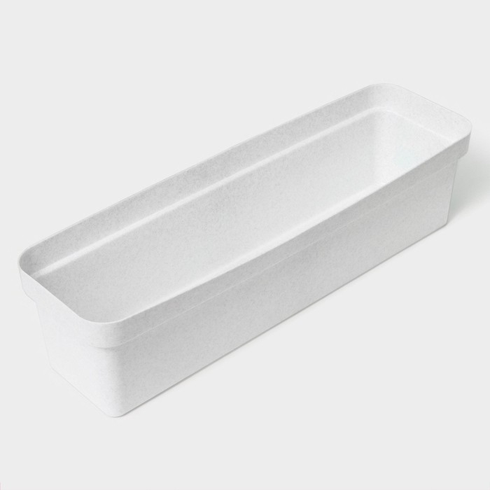 Ящик балконный для цветов «Эко», 12 л, 60 см, цвет светлый гранит Ящик балконный для цветов «Эко», 12 л, 60 см, цвет светлый гранит