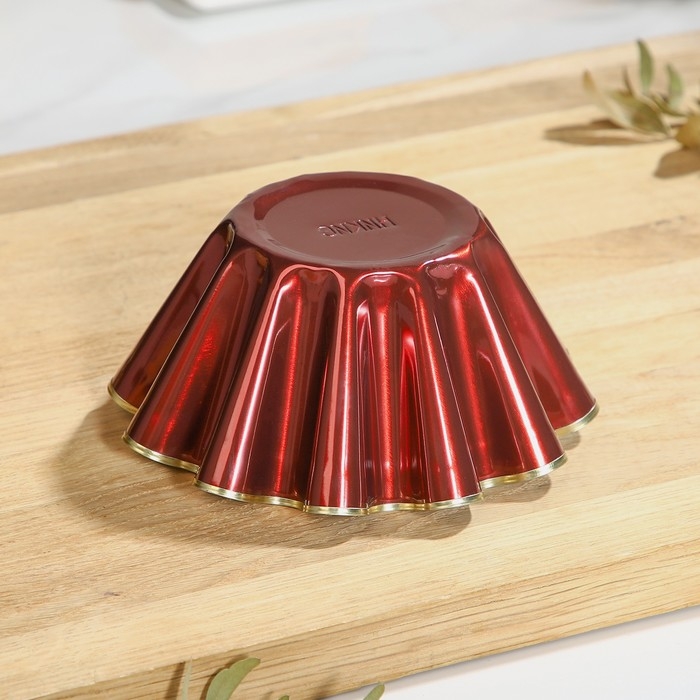 Форма для выпечки ром-бабы, h=6 см, d=13&times;7 см, антипригарное покрытие