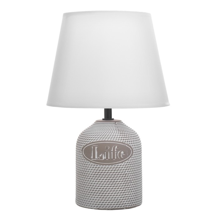 Настольная лампа Настольная лампа "Бенефит" E14 40Вт коричневый 20х20х31 см RISALUX