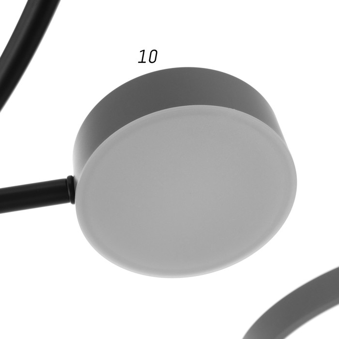 Люстра с ПДУ 2299/11GR LED 216Вт 3000-6000К серый 97х97х18 см BayerLux