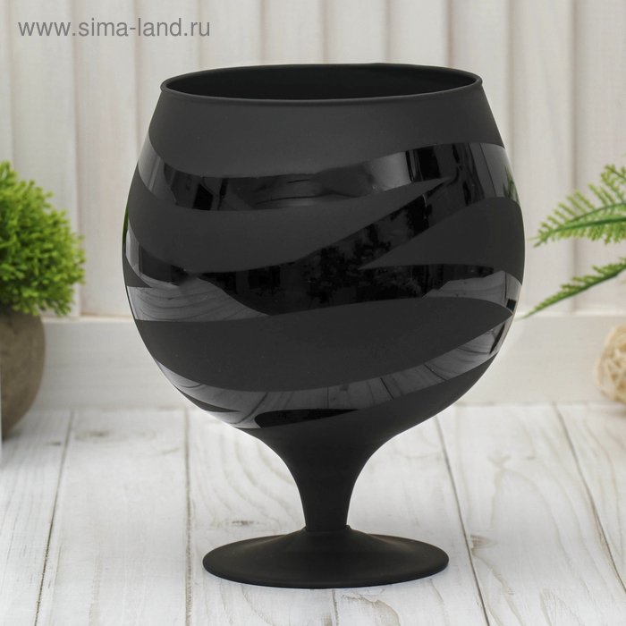 Ваза  Ваза "Валентайн-лабиринт" бренди бокал на ножке 2л  20см