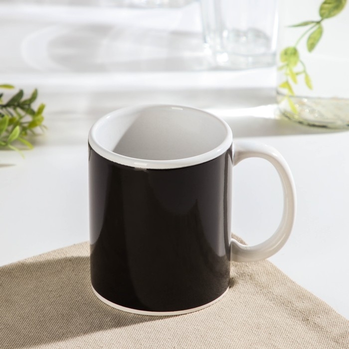 Кружка - хамелеон керамическая Доляна «С праздником весны тебя!», 350 мл, цвет сиреневый Кружка - хамелеон керамическая Доляна «С праздником весны тебя!», 350 мл, цвет сиреневый