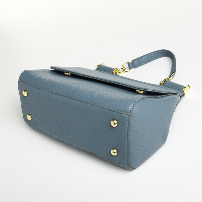 Сумка женская на магните TEXTURA, маленький размер, цвет серо-голубой Сумка женская на магните TEXTURA, маленький размер, цвет серо-голубой