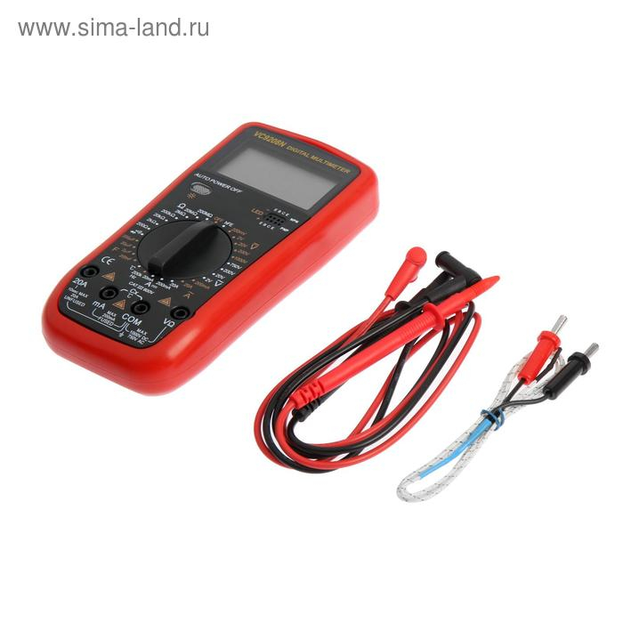 Мультиметр ТУНДРА, VC9208N, ACV/DCV, ACA/DCA, 200-200MΩ, 200nF-200mF, -20-1000°C, 200 kHz Мультиметр ТУНДРА, VC9208N, ACV/DCV, ACA/DCA, 200-200MΩ, 200nF-200mF, -20-1000°C, 200 kHz