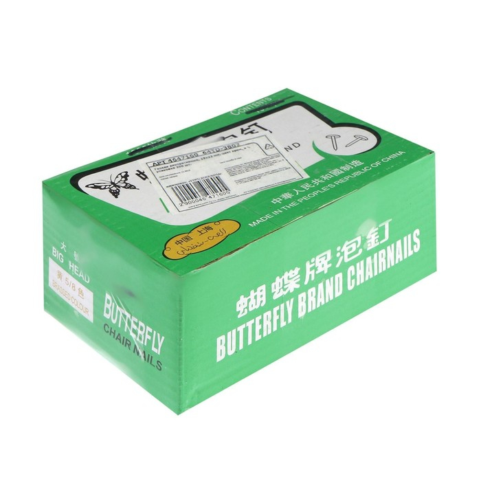 Гвозди ТУНДРА, декоративные, 19х22 мм, хром, 200 шт Гвозди ТУНДРА, декоративные, 19х22 мм, хром, 200 шт