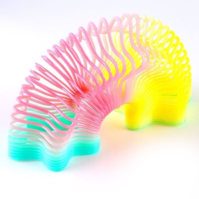 Новогодний подарок. Пружинка - радуга «Дракоша», в форме звезды, цвета МИКС, d = 5 см, в коробке