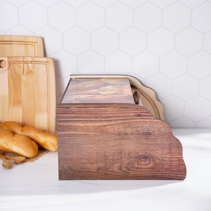 Хлебница деревянная Доляна «Ржаное поле», 38,3×28×17,3 см Хлебница деревянная Доляна «Ржаное поле», 38,3×28×17,3 см