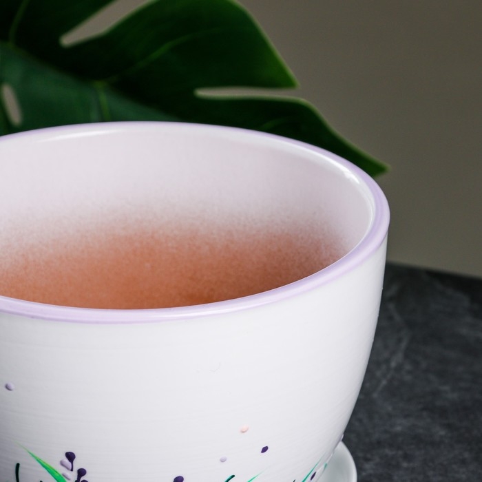 Горшок цветочный Лаванда 1,65 л Горшок цветочный Лаванда 1,65 л