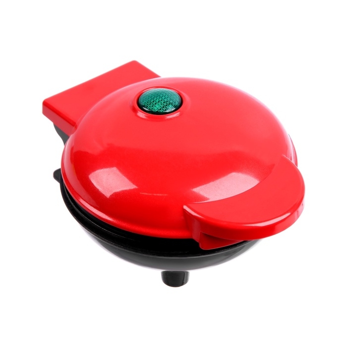 Электровафельница LT-10, пончики, 350 Вт, антипригарное покрытие, красная