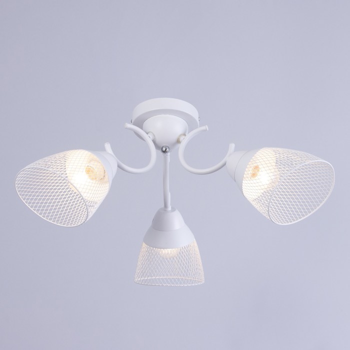 Люстра Люстра "Грэйс" 3х60Вт Е27 Белый 56х56х28см