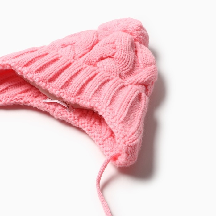 Шапка детская, цвет розовый, размер 46-48 Шапка детская, цвет розовый, размер 46-48